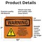 Signmission Moving Gate Can Cause Serious Injury, 10 in W x Rectangle, Vinyl Decal OS-2PACK-WS-D-710-L-12686 - alternate 5